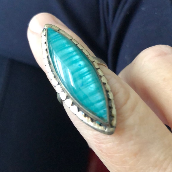 Jewelry - Stunning Rare Turquoise Moon Ring